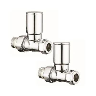 Carysil Vibrance Straight Radiator Valves