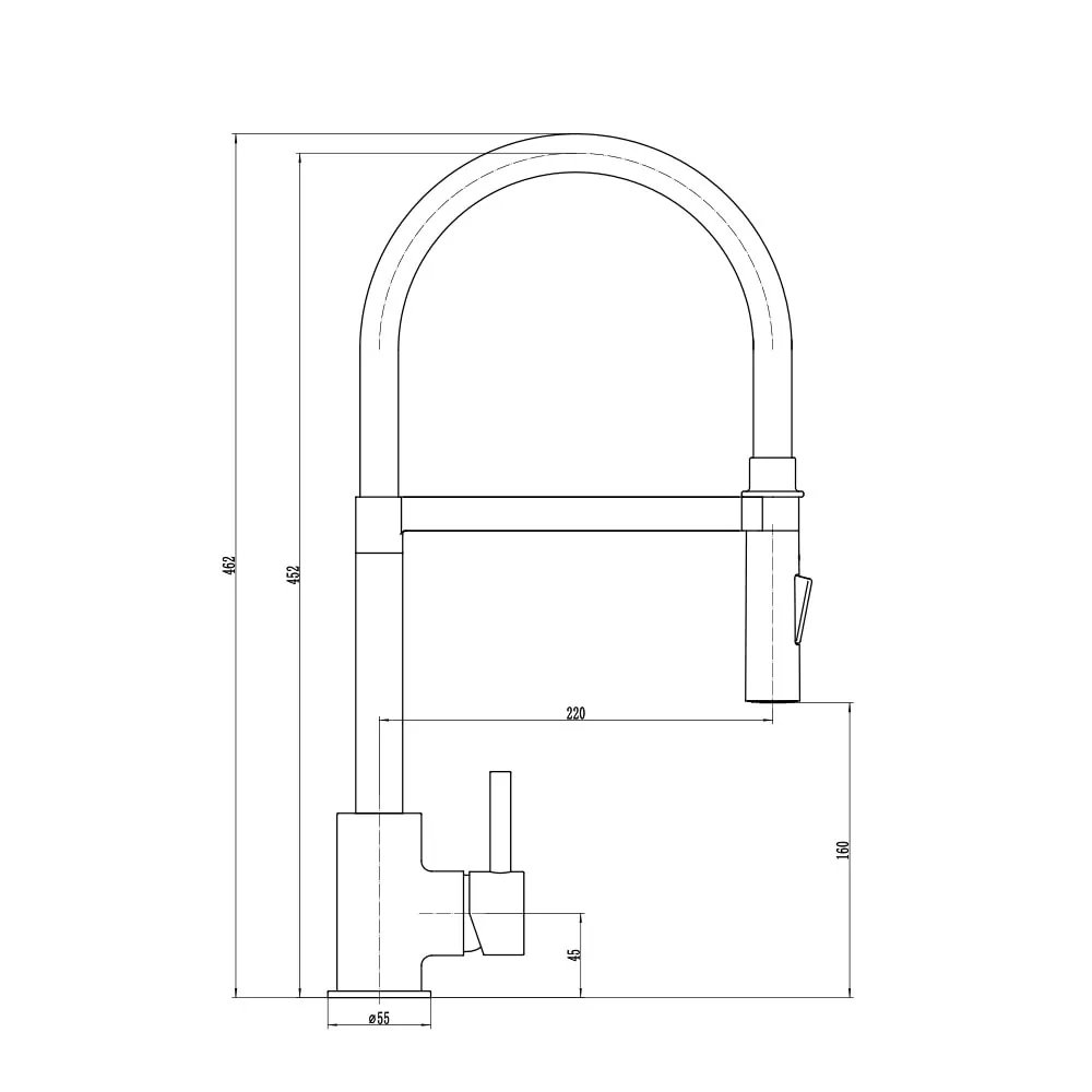 Carysil Tube Tap in Copper with Spray Function & White Tube - CL152 ...