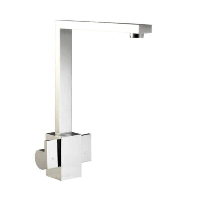 Qube Twin Lever Kitchen Mixer - Chrome
