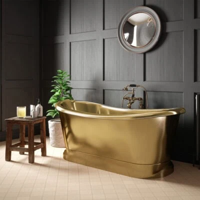 Alternative view of Traditional Brass Freestanding Bath 1650mm x 750mm