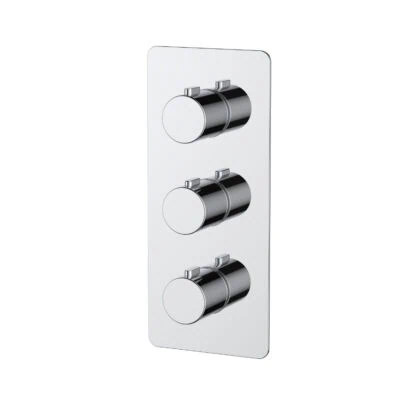 Round 3 Way Thermostatic Shower Valve