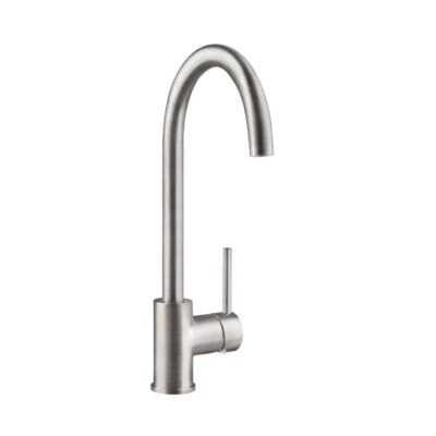 Single Lever Kitchen Mixer – Brushed Steel
