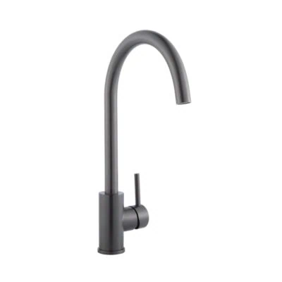 Single Lever Kitchen Mixer – Gun Metal
