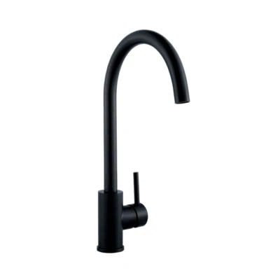 Single Lever Kitchen Mixer – Matt Black