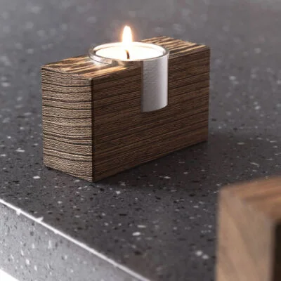 Alternative view of Maia Worktop - Greystone - 3600mm x 600mm x 28mm